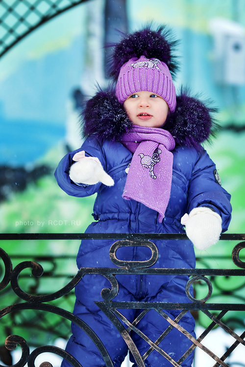 Детская фотосъемка зимой