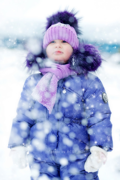 Детский фотограф зимой