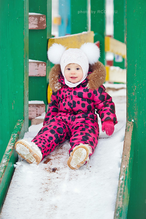 Зимняя детская фотография